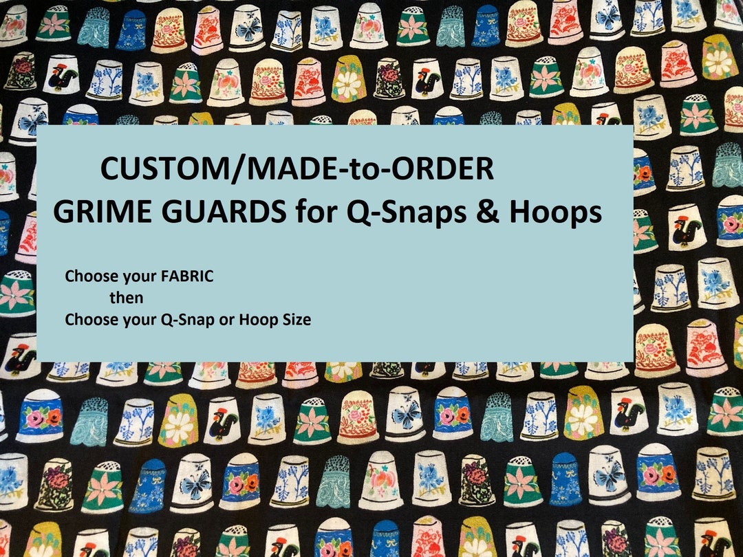 NEEDLEARTS/SEWING THEMED Grime Guards for Qsnaps & Hoops Etsy