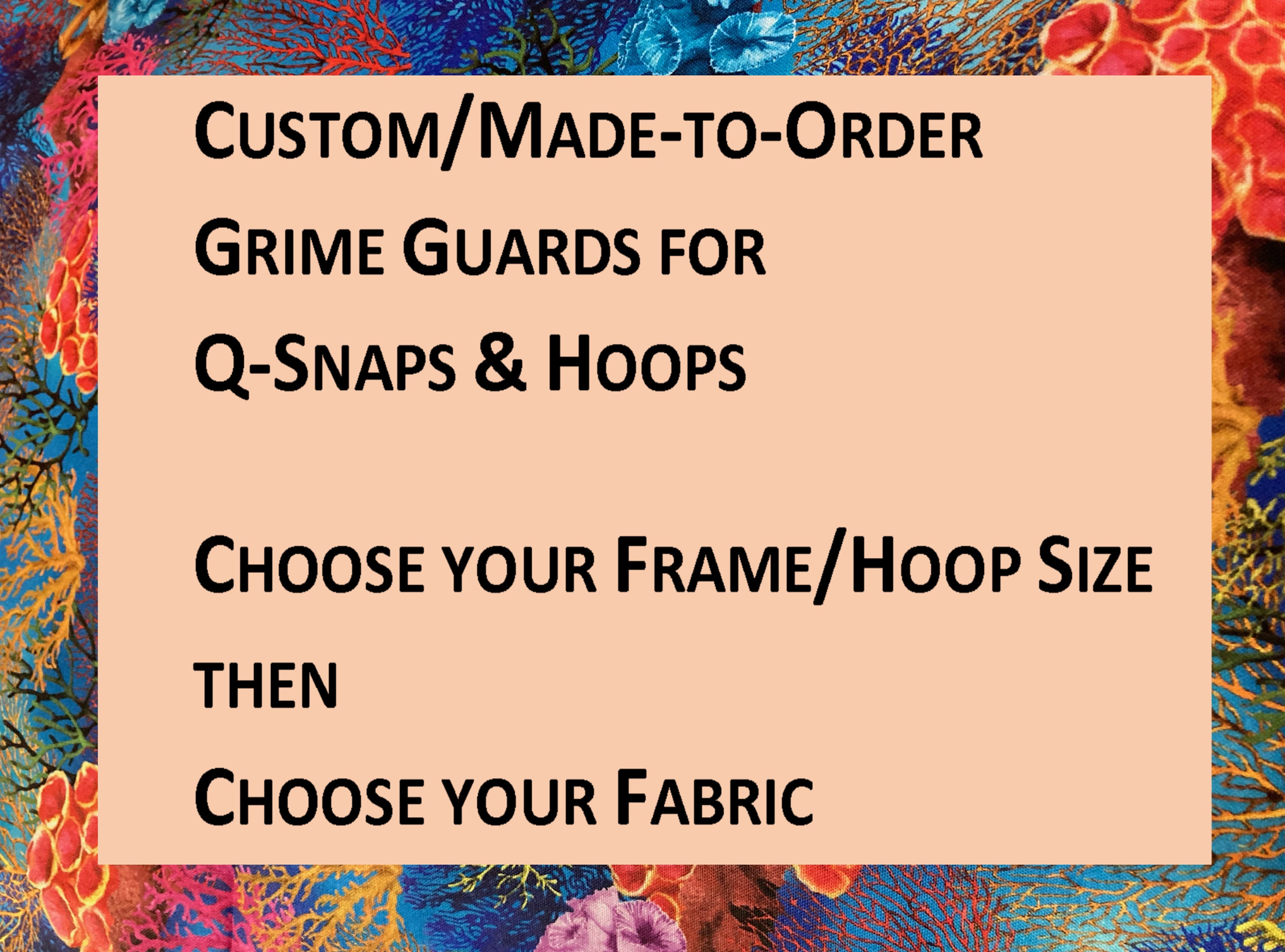 Q-Snaps and Grime Guards Archives - JK's Cross Stitch Supplies