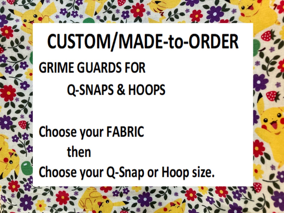 POKÉMON Grime Guards for Qsnaps and Hoops Etsy