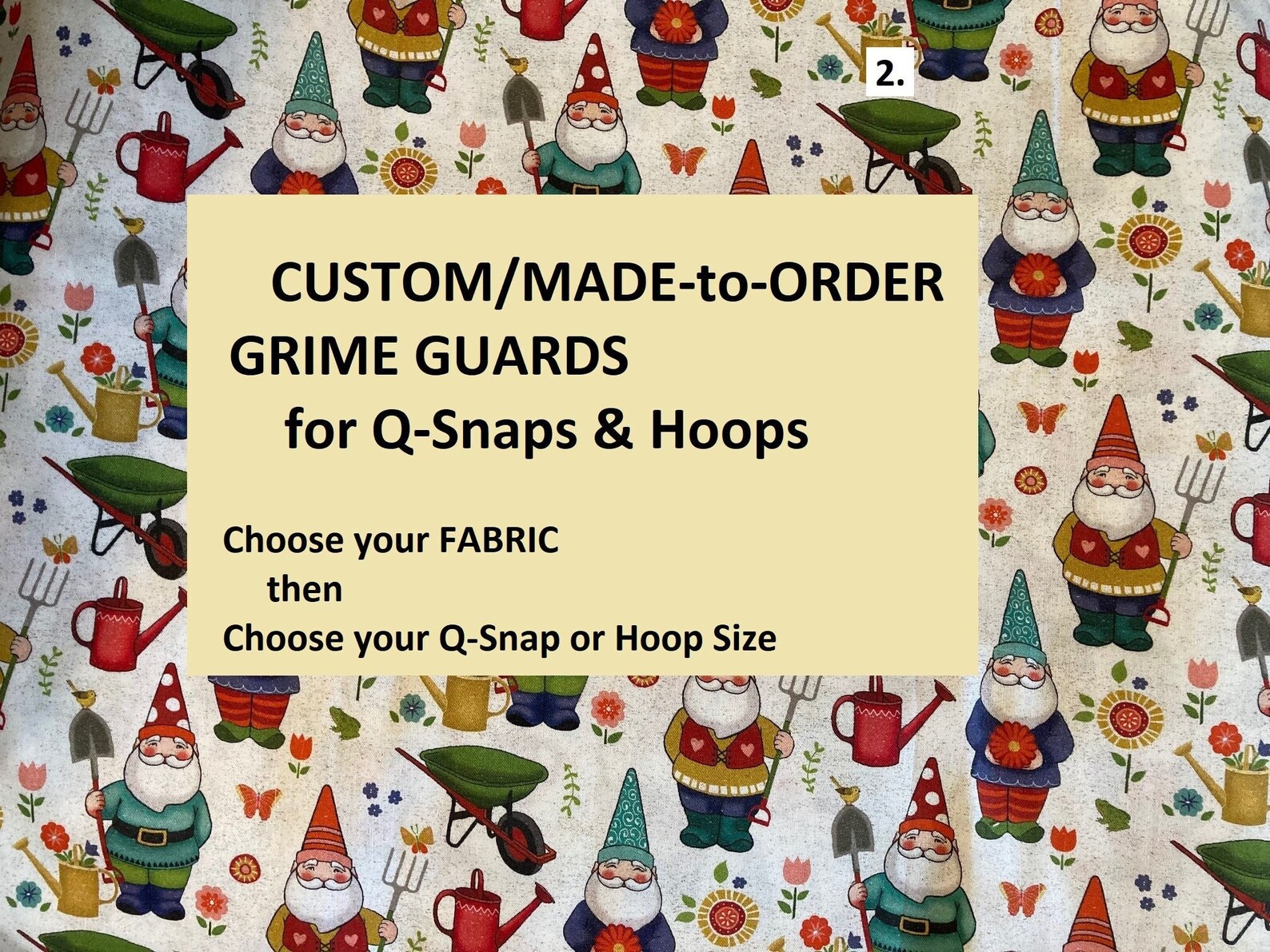 SUMMER THEMED Grime Guards for Qsnaps AND Hoops Etsy