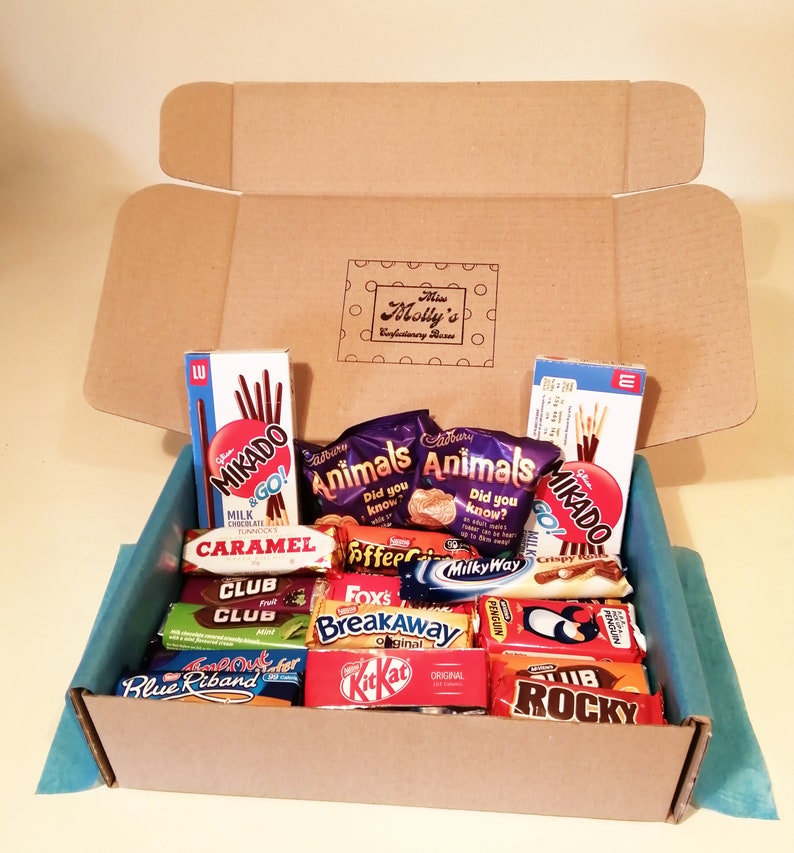Large Chocolate Biscuit Selection Gift Box Hamper Etsy