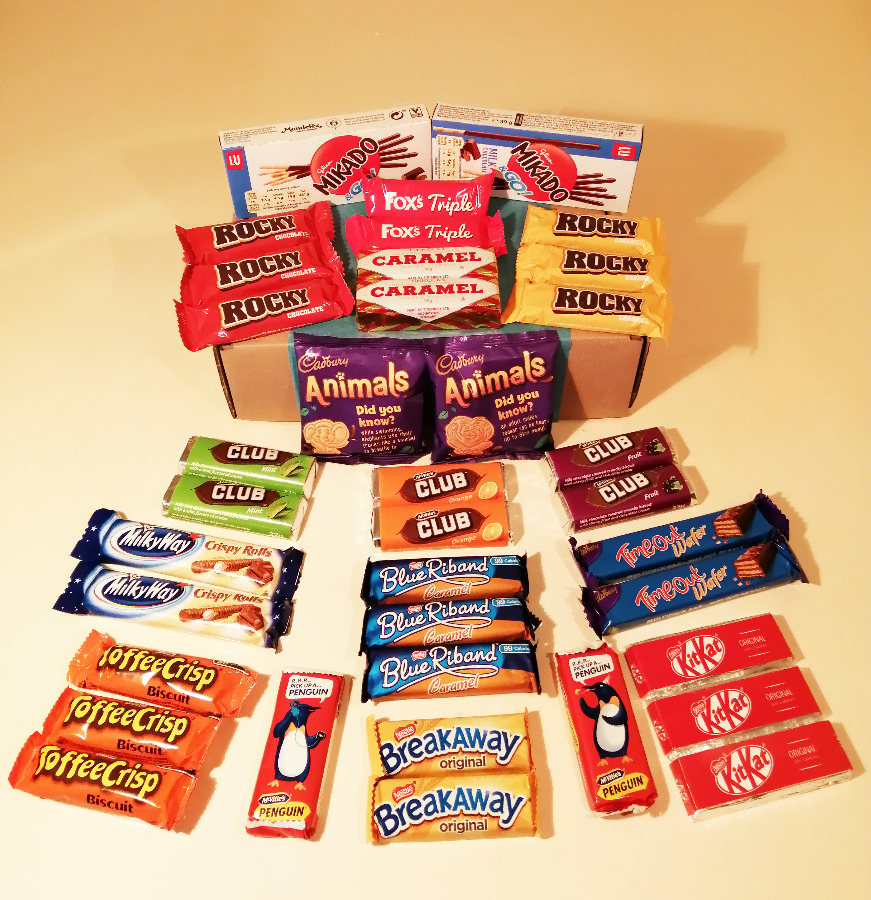 Large Chocolate Biscuit Gift Box 37 Items Selection Box / Etsy