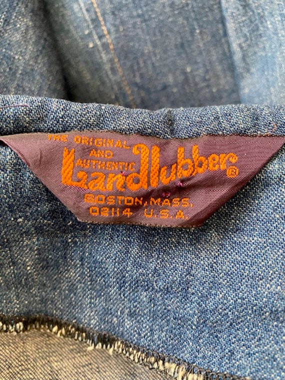 Saucy Vintage 70's Denim Ladies Landlubber Denim … - image 8