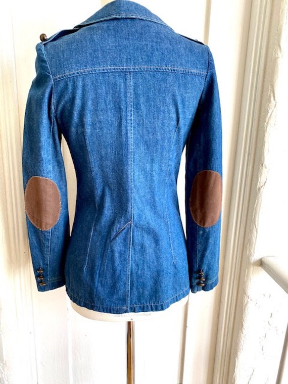 Saucy Vintage 70's Denim Ladies Landlubber Denim … - image 6