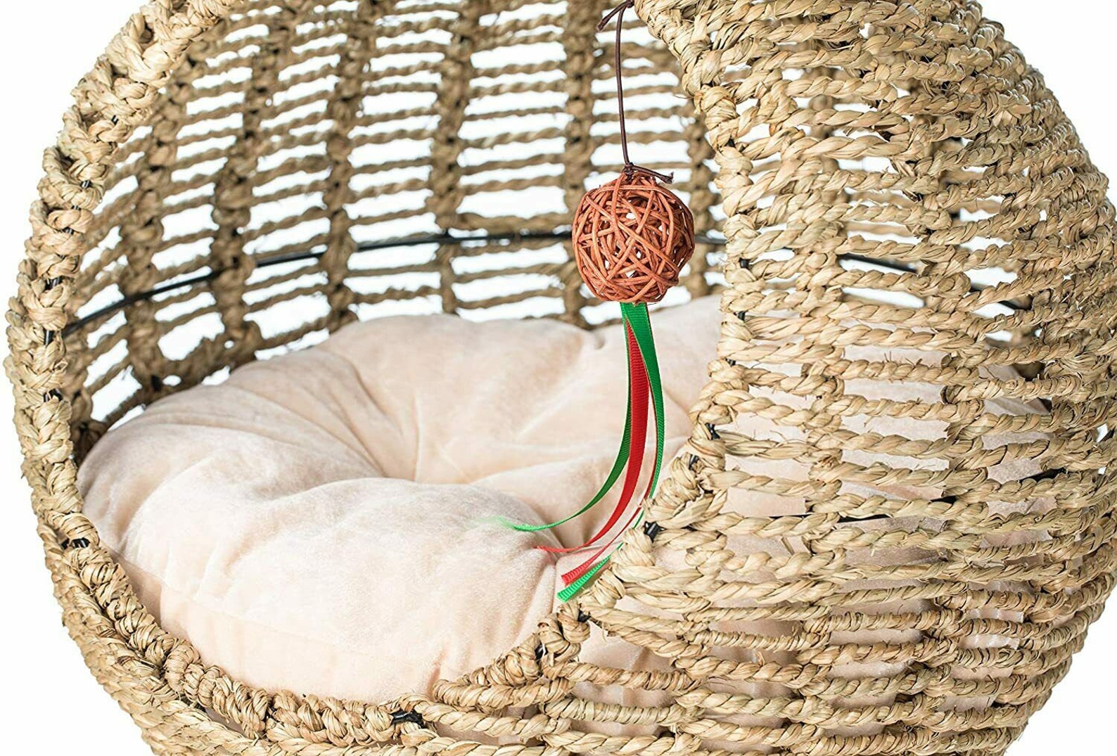 Wicker Bed Basket Swinging Pet House Couch Nest for Small Dog Etsy