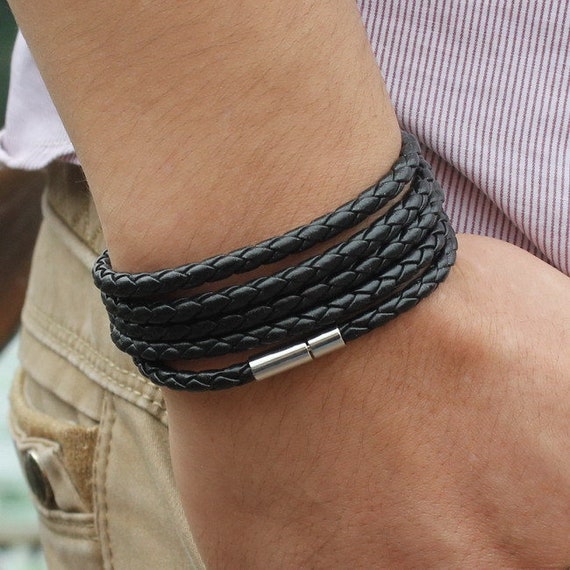 Custom leather outlet bracelets wholesale
