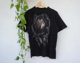 90s wolf shirt