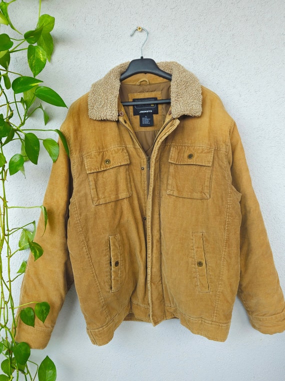 Vintage Corduroy Jacket Much More Thick Jacket Corduroy With Fur 