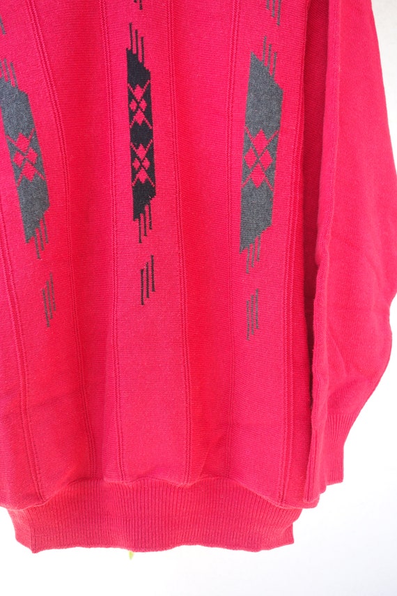 Vintage Sweater Roger Kent V-Neck Sweatshirt ligh… - image 4