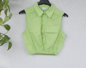 Reworked Croptop y2k cropped Shirt bauchfreies Top von Laura T. upcycled T-Shirt