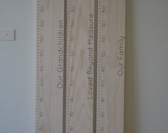 DIY Ruler Height Chart Vinyl Decal Kit