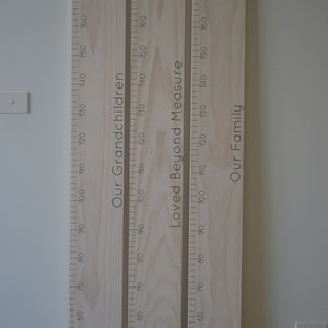 DIY liniaal hoogtegrafiek vinylstickerset
