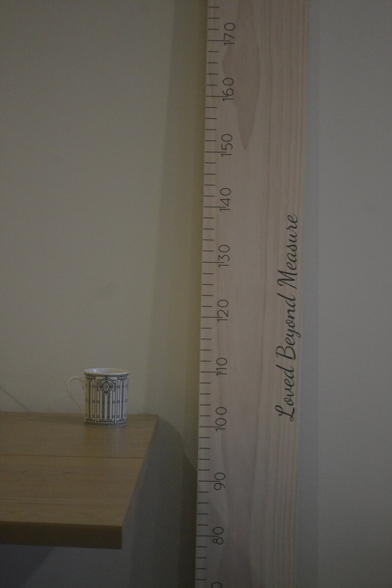 DIY Ruler Height Chart Vinyl Decal Kit Etsy