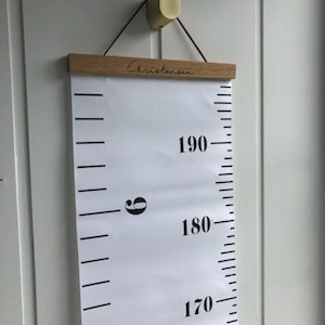 Canvas Height Chart - Can be personalised. Growth Chart. Ruler.