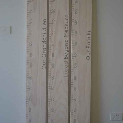 DIY Ruler Height Chart Vinyl Decal Kit Etsy Australia