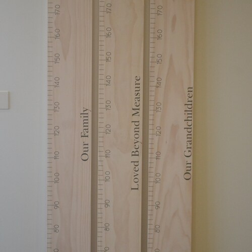 Ready Made Timber Height Chart Etsy