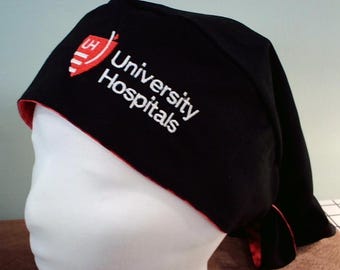 Surgical Scrub Cap, Pony, University Hospital
