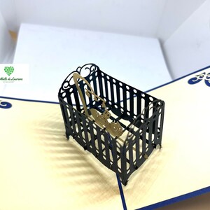 Cartão pop-up 3D NASCIMENTO - Batismo - bebê - Aniversário SN03 imagem 5