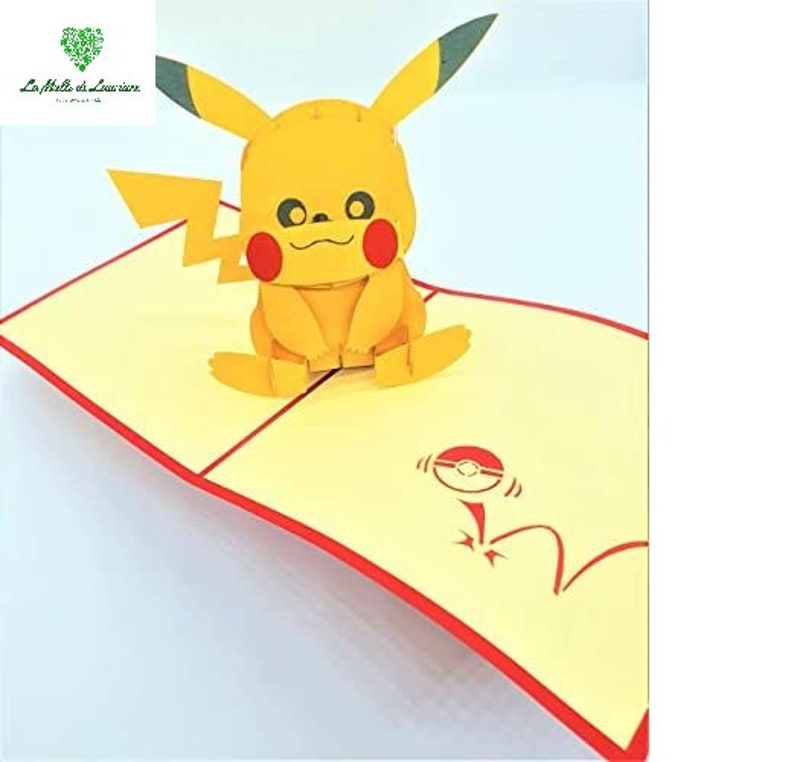 Carte pop-up 3D POKEMON - PIKACHU- Anniversaire SN05 画像 1