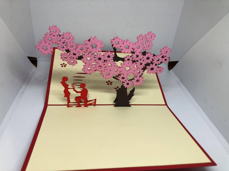 Carte pop-up AMOUR 3D - Saint Valentin - Love - Mariage - Romantique LOVE A image 2