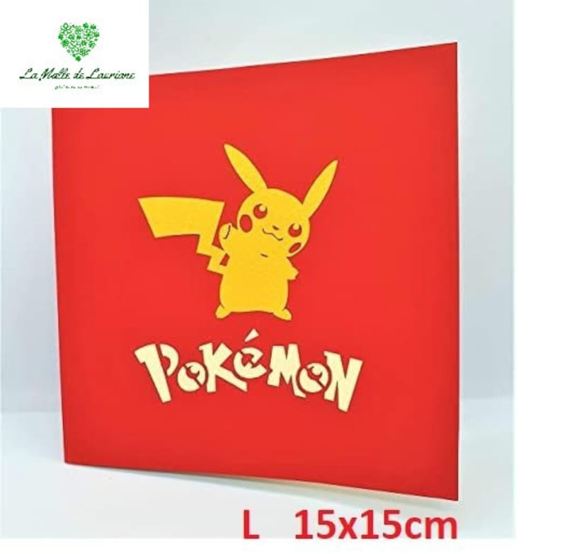Carte pop-up 3D POKEMON - Anniversaire SN06 image 4