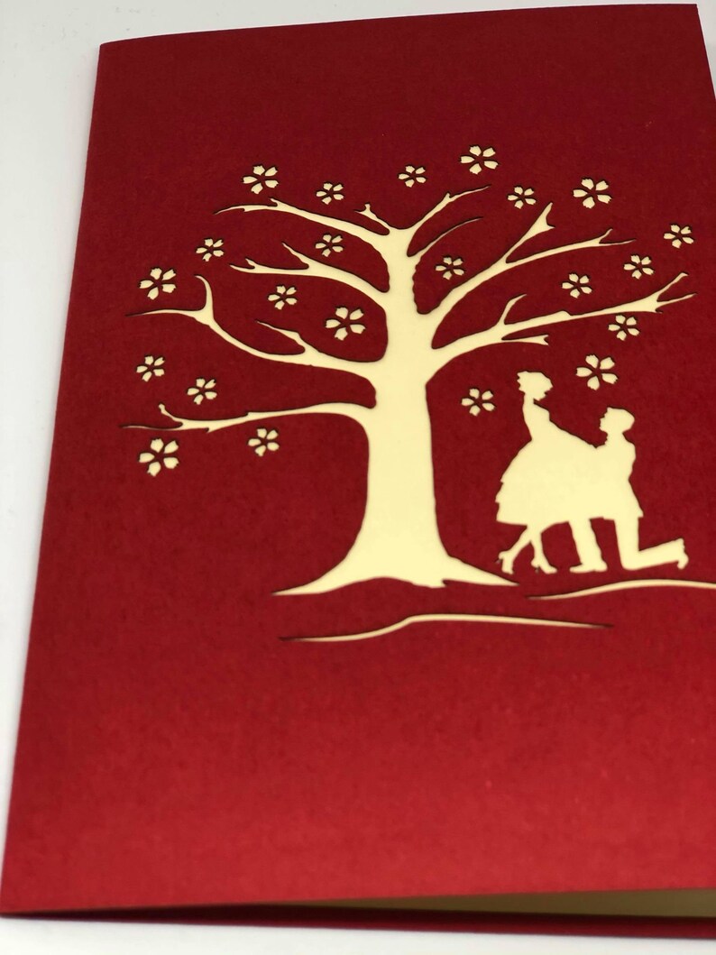 Carte pop-up AMOUR 3D - Saint Valentin - Love - Mariage - Romantique LOVE A image 4