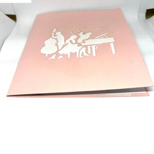 Carte pop-up 3D - Musique show - Fête de musique - Concert MS02 画像 2