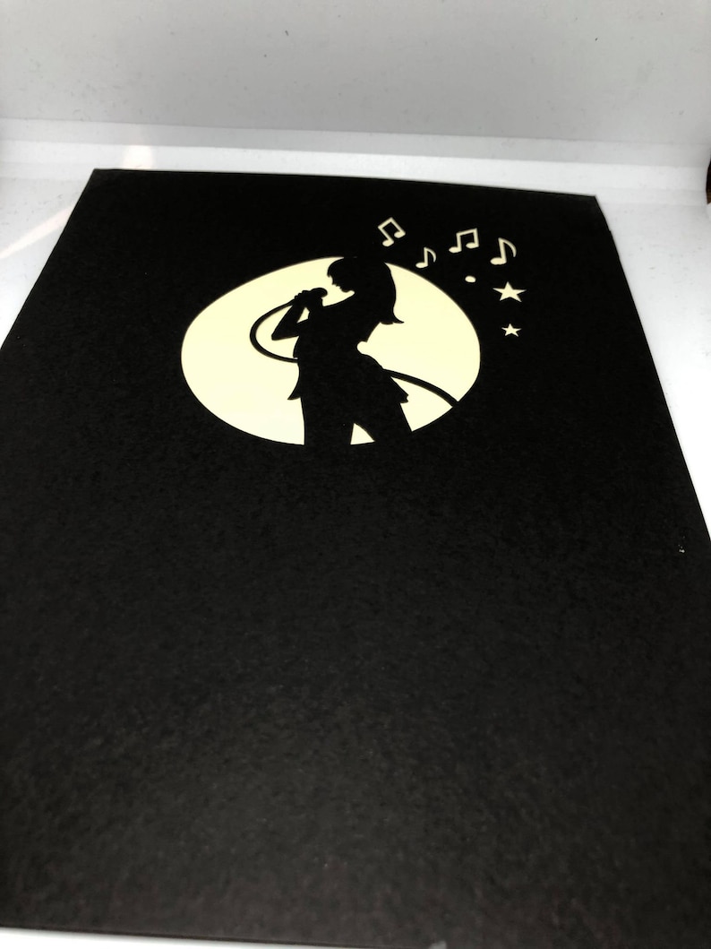 Carte pop-up 3D - Musique show - Fête de musique - Concert MS01 画像 4
