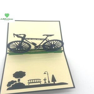Carte pop-up 3D - Anniversaire - Happy Birthday - VELO - VTT image 2