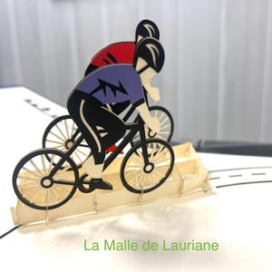 Carte pop-up 3D - Anniversaire - Happy Birthday - VELO