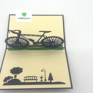 Carte pop-up 3D - Anniversaire - Happy Birthday - VELO - VTT image 8