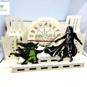Carte pop-up 3D STAR WARS - Game - Jeux - Anniversaire SW01 image 5
