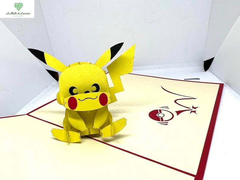 Carte pop-up 3D POKEMON - PIKACHU- Anniversaire SN05 画像 4