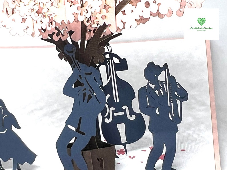 Carte pop-up 3D - Musique show - Fête de musique - Concert MS02 画像 7
