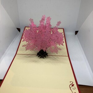 Carte pop-up ARBRE - Fête - Anniversaire SN03 image 2