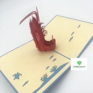 Carte pop-up 3D - Anniversaire - Happy Birthday -HOMARD image 5