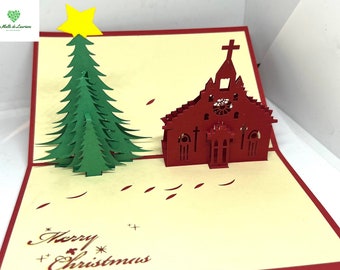 Joyeux Noël - Joyeuses Fêtes - Cartes de vœux pop-up 3D Pop Up: Scène Noel NOEL38