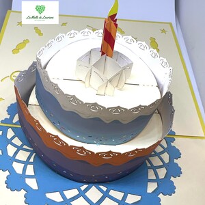 Cartão pop-up 3D para aniversário imagem 2