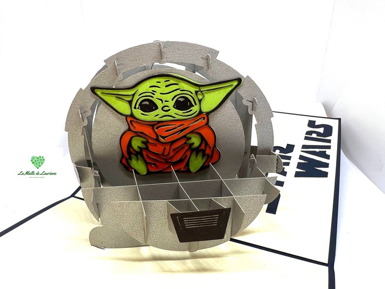 Carte pop-up 3D STAR WARS - Game - Jeux - Anniversaire SW03 image 4