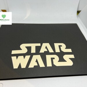 Carte pop-up 3D STAR WARS - Game - Jeux - Anniversaire SW01 image 3