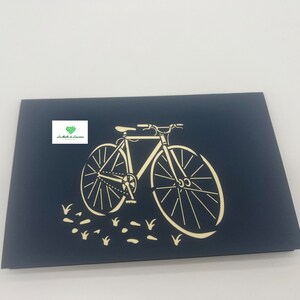 Carte pop-up 3D - Anniversaire - Happy Birthday - VELO - VTT image 3