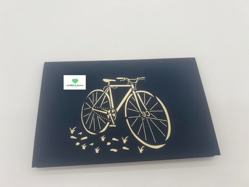 Carte pop-up 3D - Anniversaire - Happy Birthday - VELO - VTT image 3
