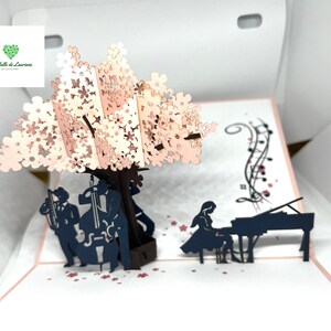 Carte pop-up 3D - Musique show - Fête de musique - Concert MS02 画像 6