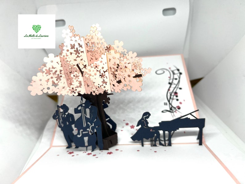 Carte pop-up 3D - Musique show - Fête de musique - Concert MS02 画像 6