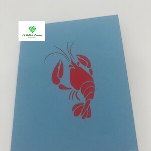 Carte pop-up 3D - Anniversaire - Happy Birthday -HOMARD image 2