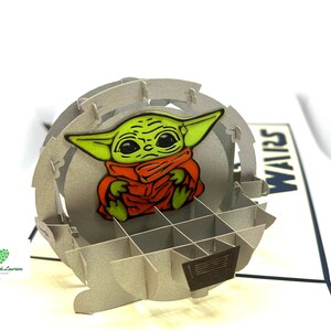 Carte pop-up 3D STAR WARS - Game - Jeux - Anniversaire SW03 image 2