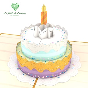 3D pop-up card for Birthday