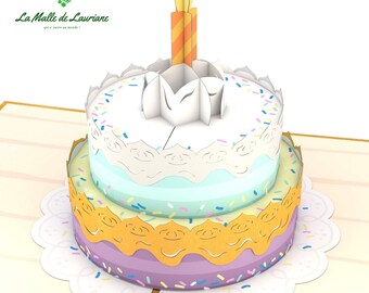 3D pop-up card for Birthday