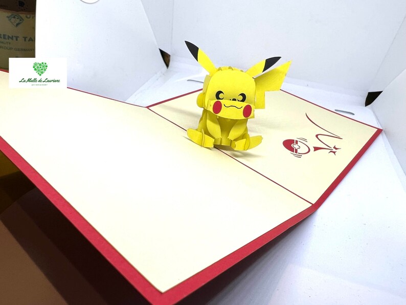 Carte pop-up 3D POKEMON - PIKACHU- Anniversaire SN05 画像 2