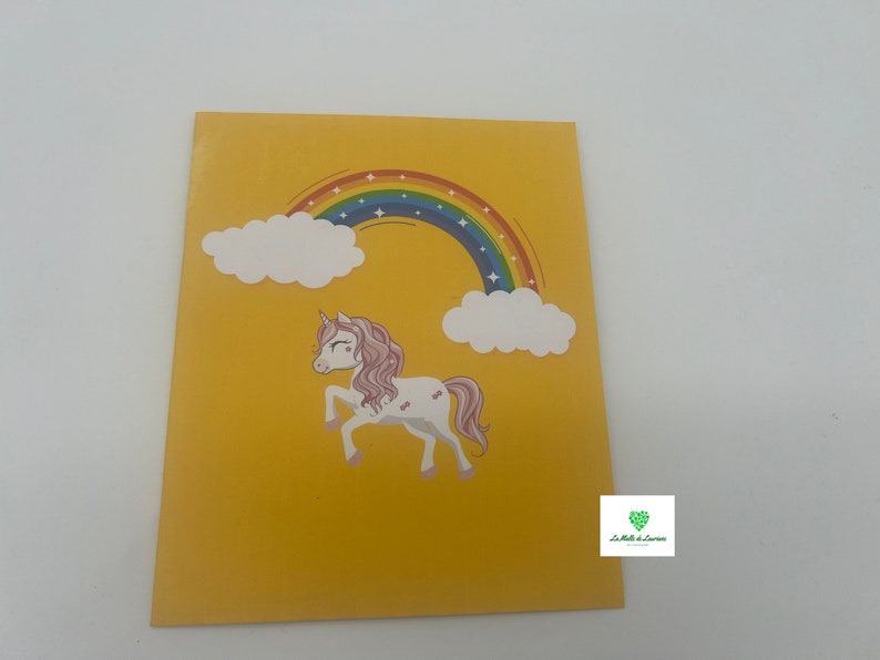 3D pop-up card - Birthday - Happy Birthday - UNICORN image 4
